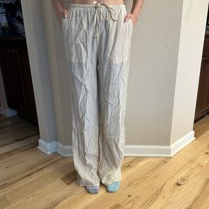 Zara Linen Beige Pants Size XS